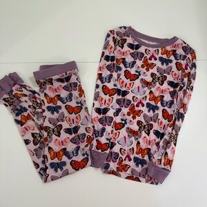 Little Sleepies Long Sleeve PJ Set in Butterfly Kisses